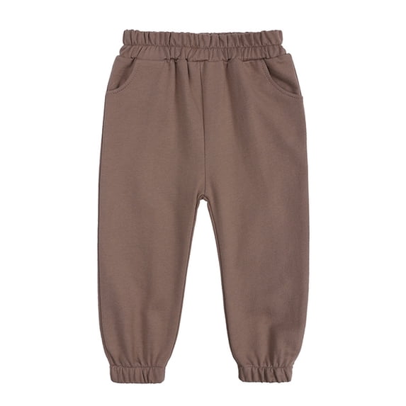 Girls Boys Full Length Leggings Soft Comfortable Stretchy Sweatpants Jogger Pants