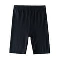 thumbnail image 1 of Girls Leggings Knee Length Basic Kids Thin Solid Athletic Yoga Capri Sport Dance Casual Leggings 3-10 Years, 1 of 7
