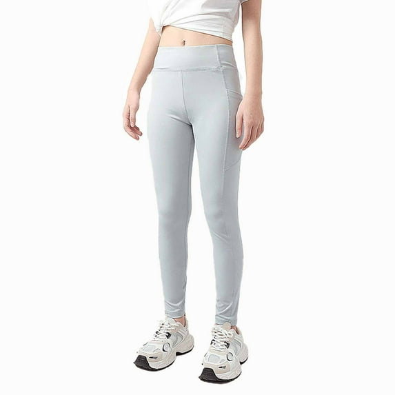 Girls Leggings Skinny, Flare and Cargo Pants Organic Cotton for Infant Baby Girls, Toddlers, Little Kids Gray 12-13 Years