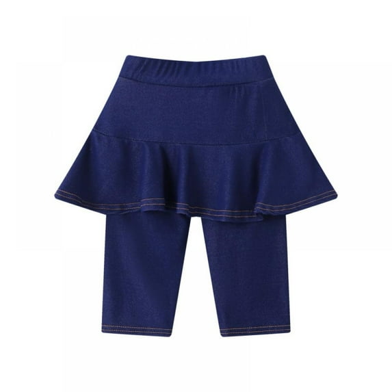 Toddler Kids Girls Baby Leggings with Ruffle Tutu Skirt Pants Culotte Girls Bottoms Dress