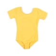 thumbnail image 1 of Girls Leotard Basic Short Sleeve Ballet Dance Leotard Kids & Toddler Shirt (Toddler-14 Years) Variety of Colors, 1 of 2