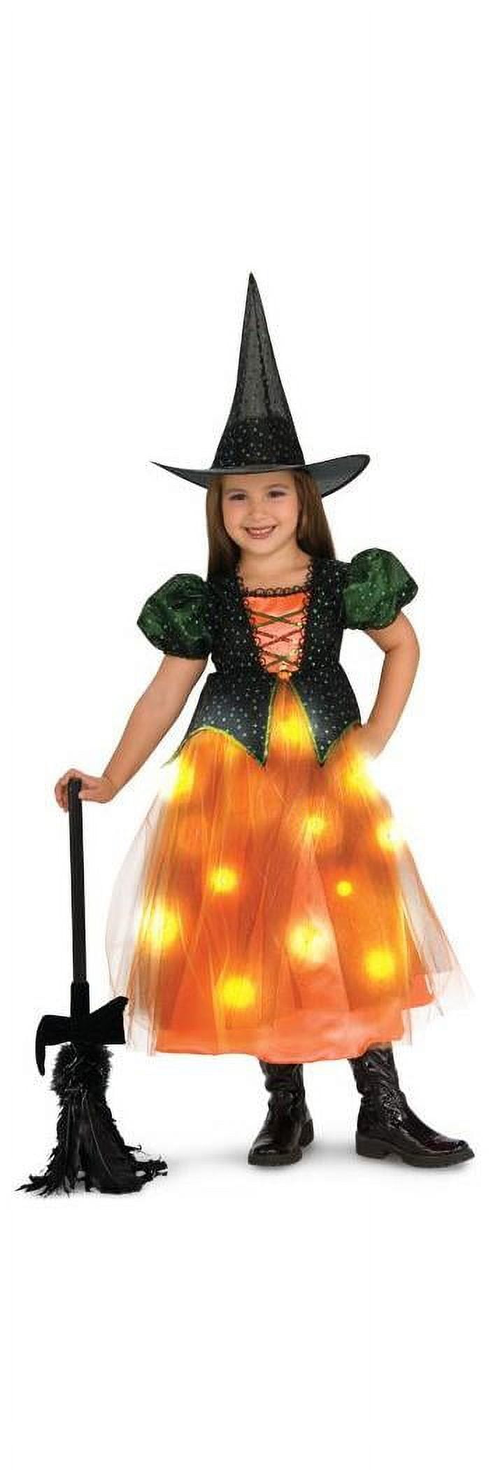 Girls Light Up Twinkle Witch Costume