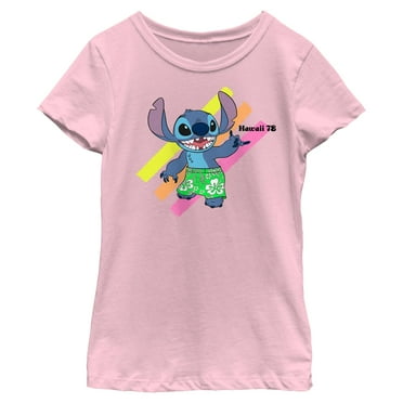 Girls Lilo & Stitch Aloha 78 Stitch T Shirt