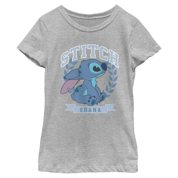 Girls Lilo & Stitch Athletic Ohana T Shirt