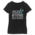 thumbnail image 1 of Girls Lilo & Stitch Attitude Check T Shirt, 1 of 4
