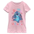 thumbnail image 1 of Girls Lilo & Stitch Be My Valentine Kisses Stitch T Shirt, 1 of 5