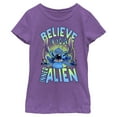 thumbnail image 1 of Girls Lilo & Stitch Believe In Your Inner Stitch T Shirt, 1 of 4