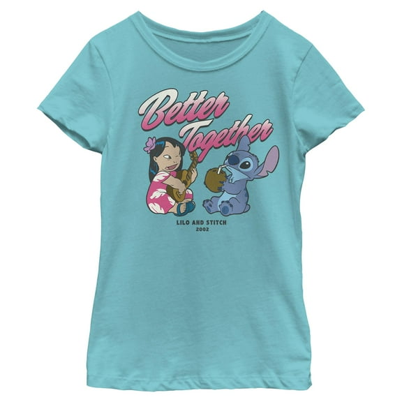 Girls Lilo & Stitch Better Together T Shirt