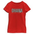 thumbnail image 1 of Girls Lilo & Stitch Bold Ohana means Family T Shirt, 1 of 5