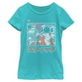 thumbnail image 1 of Girls Lilo & Stitch Comic Book Panels T Shirt, 1 of 4