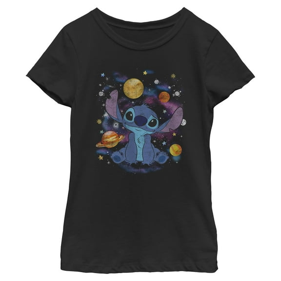 Girls Lilo & Stitch Cosmic Alien T Shirt