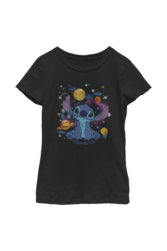 Girls Lilo & Stitch Cosmic Alien T Shirt