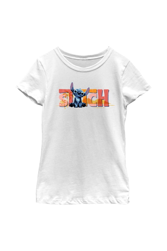 Girls Lilo & Stitch Cute Alien Name T Shirt