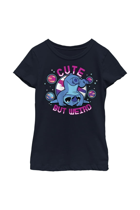 Girls Lilo & Stitch Cute But Weird T Shirt