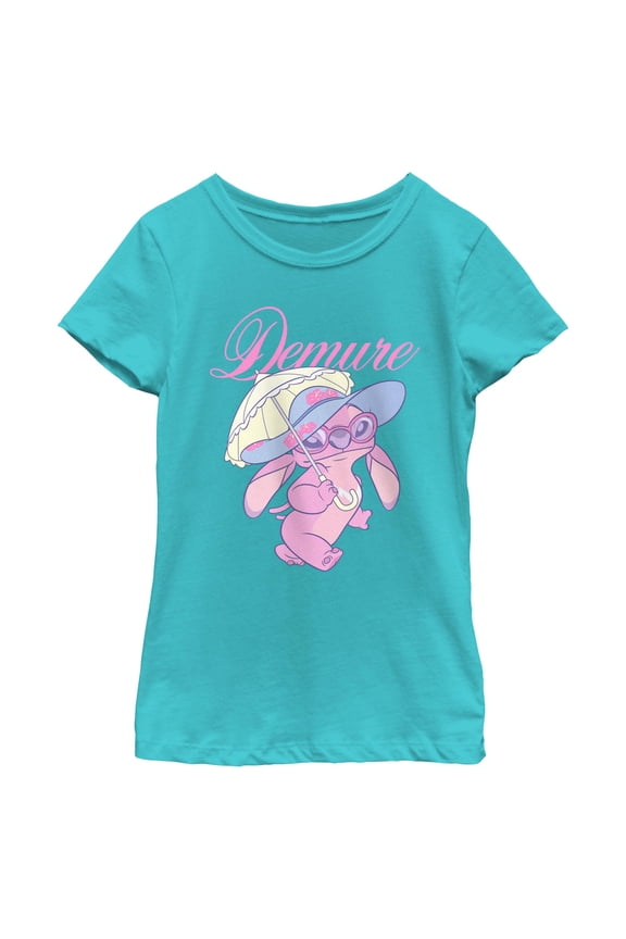 Girls Lilo & Stitch Demure Angel T Shirt
