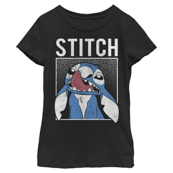 Girls Lilo & Stitch Distressed Nose Picker T Shirt