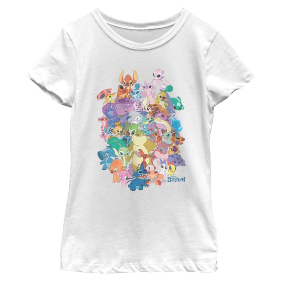 Girls Lilo & Stitch Experiment Compilation T Shirt