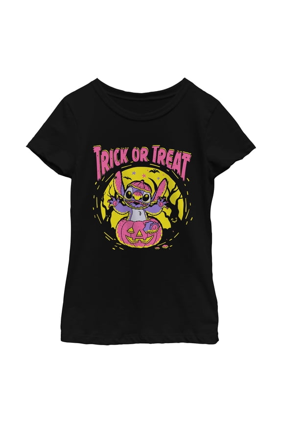 Girls Lilo & Stitch Halloween Trick or Treat T Shirt