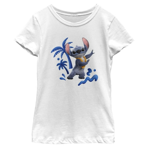 Girls Lilo & Stitch Happy Dancing Stitch T Shirt