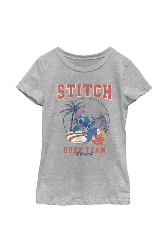 Girls Lilo & Stitch Hawaii Surf Team T Shirt