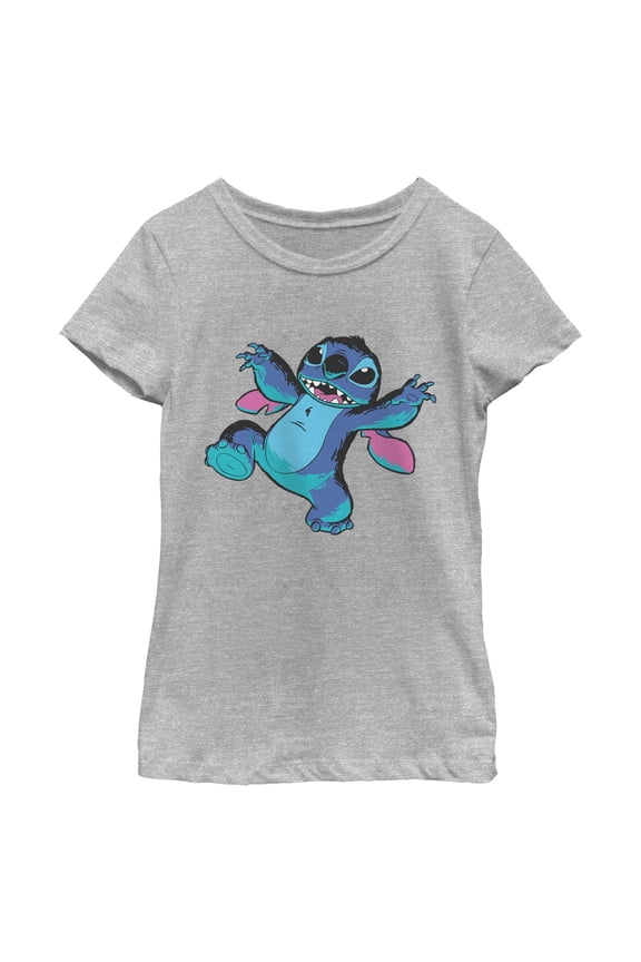Girls Lilo & Stitch Mischievous Pose T Shirt