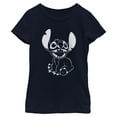 thumbnail image 1 of Girls Lilo & Stitch Negative Black and White T Shirt, 1 of 4