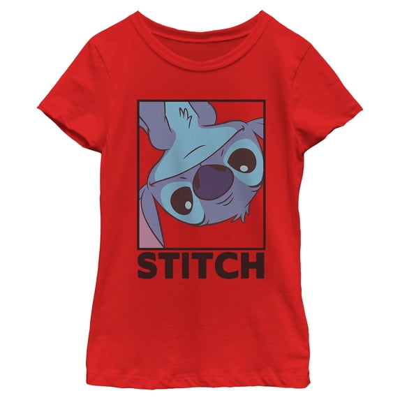 Girls Lilo & Stitch Peekaboo Stitch Portrait T Shirt