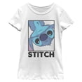 thumbnail image 1 of Girls Lilo & Stitch Peekaboo Stitch Portrait T Shirt, 1 of 4