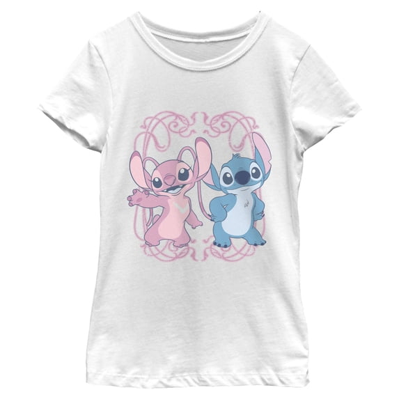 Girls Lilo & Stitch Picture Perfect Aliens T Shirt