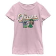 thumbnail image 1 of Girls Lilo & Stitch Rainbow Ohana Hula Dance T Shirt, 1 of 4