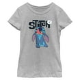 thumbnail image 1 of Girls Lilo & Stitch Silly Face Flower T Shirt, 1 of 4