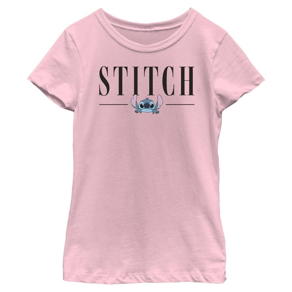 Girls Lilo & Stitch Simplistic Logo Stitch T Shirt
