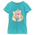 thumbnail image 1 of Girls Lilo & Stitch Trio Playing Together T Shirt, 1 of 4