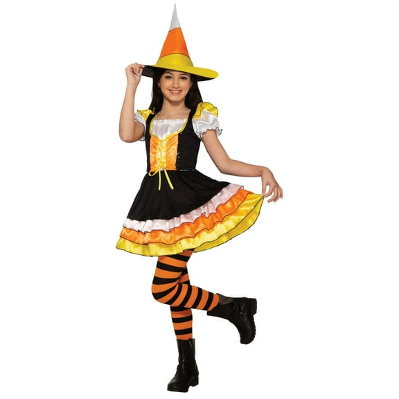 Girls Little Miss Candy Corn Costume