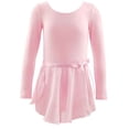 thumbnail image 1 of Girls Long Sleeve Dance Dress Ballet Leotard Two Piece For Performance Practice And Recital for 3-4 Years, 1 of 3