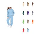 thumbnail image 1 of Girls Long Sleeve Hooded Jogger Outfit, Zip Up Hoodies & Sweatpants Set, Soft Comfy Athletic Loungewear, Pockets, Toddler Youth Playwear, 1 of 4