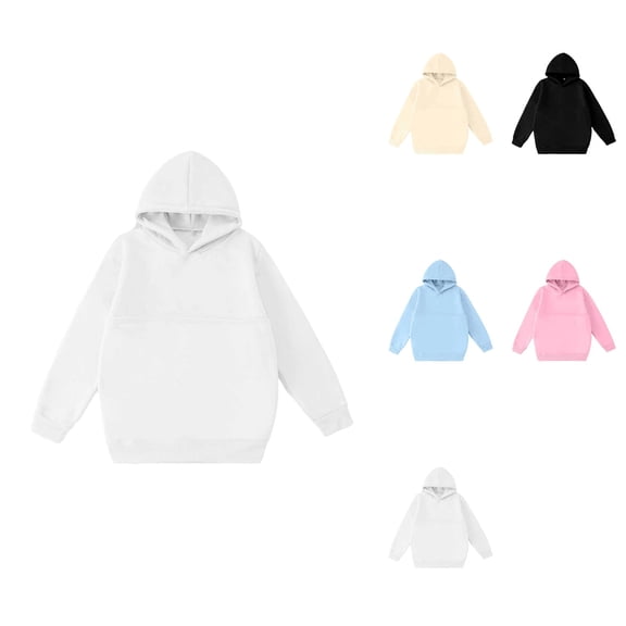 Girls' Long Sleeve Hooded Sweatshirt with Cheetah Star Print Shoulder Straps and Front Pockets, Fleece Lined Hoodie