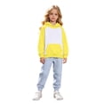 thumbnail image 1 of Girls Long Sleeve Hoodie Sweatshirt Pants Two Piece Color Casual Outfit For Toddler Kids, 1 of 4