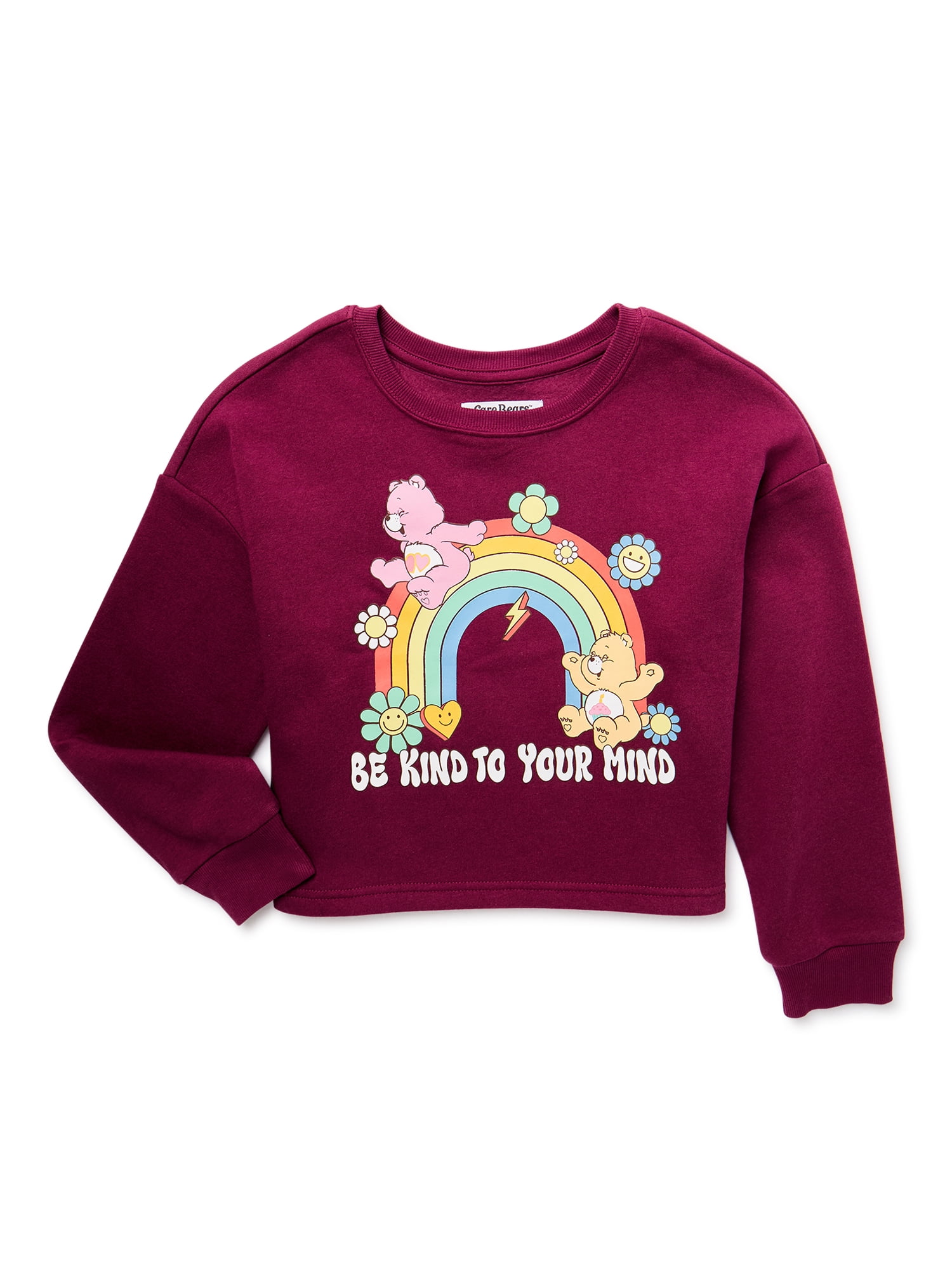 Girls Long Sleeve Licensed Care Bears Sweatshirt, Sizes 4/5 - 14/16P
