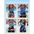 Girls' Long Sleeve Rash Guard One-Piece Swimsuit, Tropical Print ...