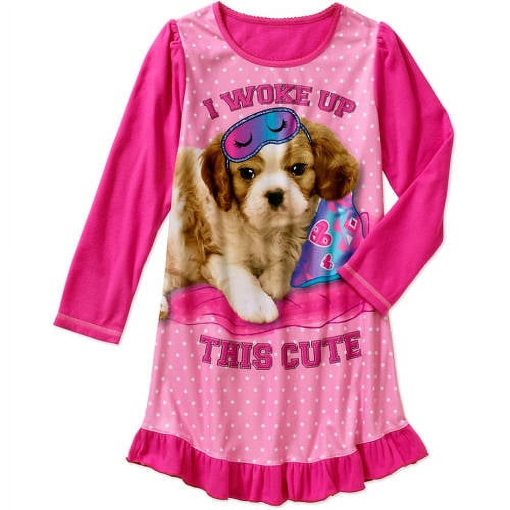 girls-long-sleeve-sleep-gown-walmart