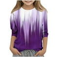 thumbnail image 1 of Girls Longsleeve Shirt Cute Girl Clothes Clothing for Girls 10-12 Kids 3/4 Sleeve Sweatshirt White Shirt Teen Girl Fall Savings Clearance 2025, 1 of 5