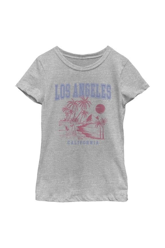 Girls Lost Gods Los Angeles Beach Landscape T Shirt