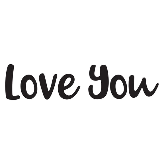 Girls Love You Inspirational Quotes & Sayings Wall Decal Decoration Wall Romantic Quote Bedroom Decor Couples Lasts Years and Easily Removable - Size: 20 In(W) x 4 In(H)