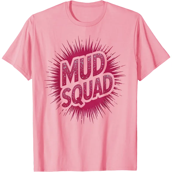 Girls MUD Squad Run Kids Muddy Buddies Mudder Runner T-Shirt