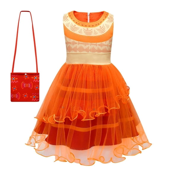 Girls Madrigal Cosplay Costume Princess Dress Kids Party Birthday Tutu Dresses