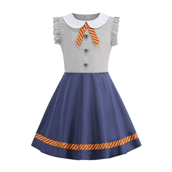 Girls Magic Academy Dress Costume for Halloween, Ages 2-8