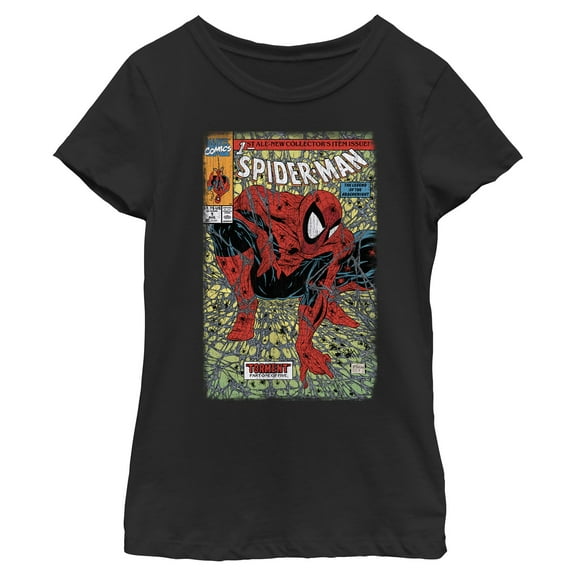 Girls Marvel Arachknight Comic Cover T Shirt