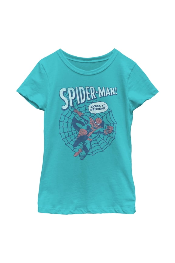 Girls Marvel: Spider-Man Cool It Webhead T Shirt