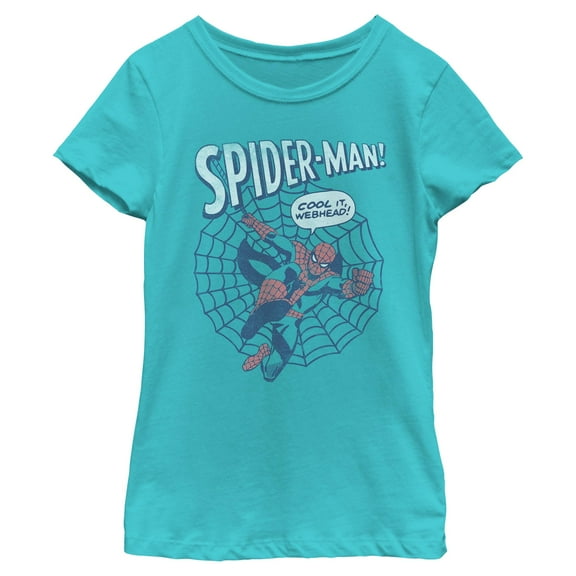 Girls Marvel: Spider-Man Cool It Webhead T Shirt